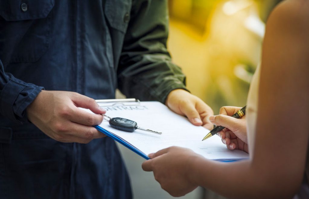 rent a car agreement